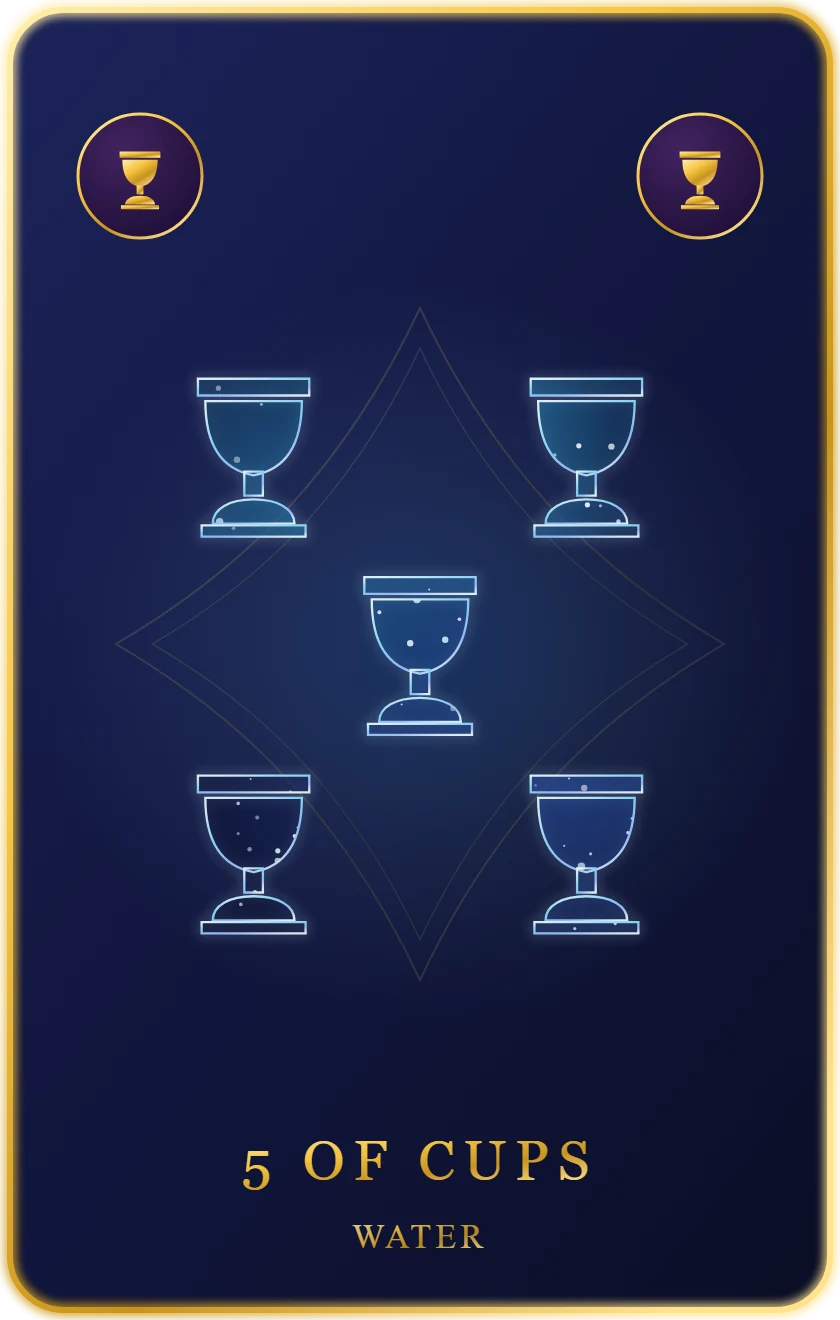 Five of Cups